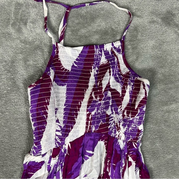 Free People Dress Womens XS Intimately FP Heat Wave Floral Strappy Tropical Maxi - Picture 9 of 10